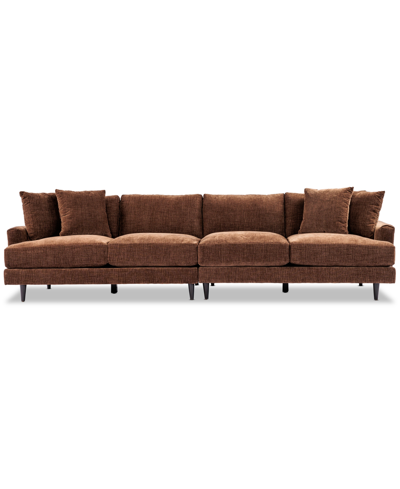 Furniture Closeout! Mariyah Fabric 2-pc. Sofa, Created For Macy's In Brown