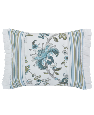 J Queen New York Rosanna Decorative Pillow, 15" X 20" In Teal