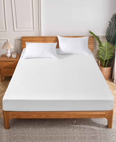 Unikome Cooling Waterproof 18" Mattress Protector, Queen In White
