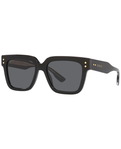 Gucci Gg1084s Square-frame Acetate Sunglasses In Black