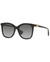 Gucci Womens Black Gg1071s Square-frame Acetate Sunglasses In Black