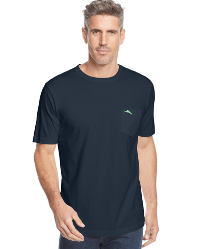 Tommy Bahama Men's Graphic-print Short Sleeve Crewneck T-shirt In Navy