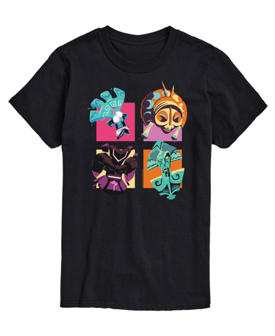 Airwaves Men's Crash Bandicoot Characters T-shirt In Black