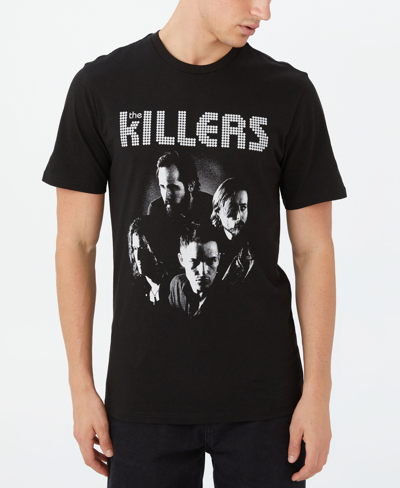 Cotton On Men's T-bar Collab Icon T-shirt In Licensed Bra Black/the Killers - Member