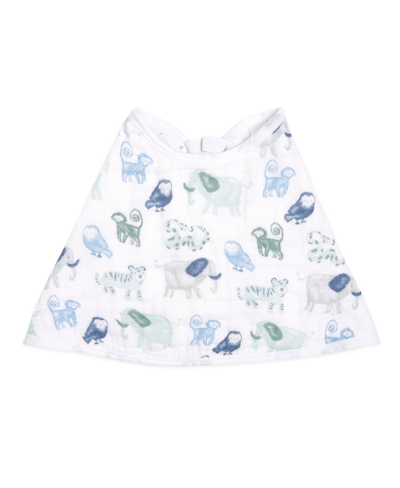 Aden By Aden + Anais Baby Boy Or Baby Girl Time To Dream Burpy Bib In Blue