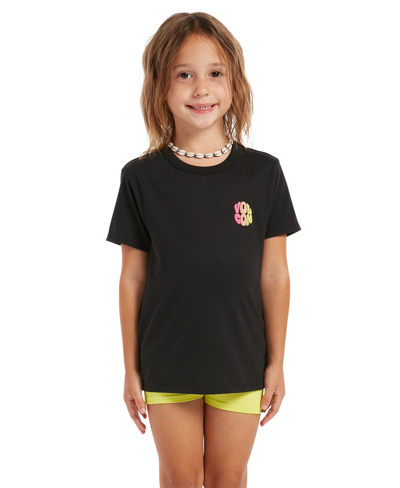 Volcom Big Girls Star Shields T-shirt In Black