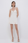 Jonathan Simkhai Eilish Mini Dress In Ivory