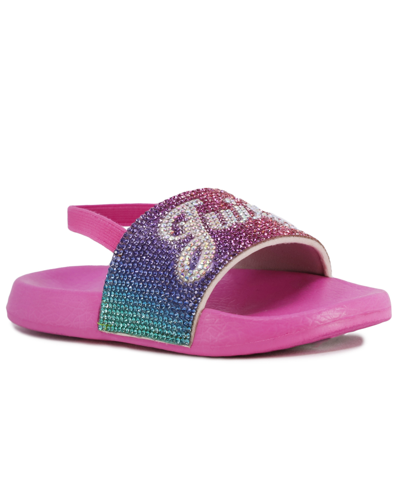 Juicy Couture Toddler Girls Lil Rosemead Slides In Rainbow