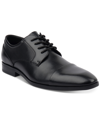 ALFANI MEN'S VICTOR FAUX-LEATHER LACE-UP CAP-TOE DRESS SHOES, CREATED FOR MACY'S