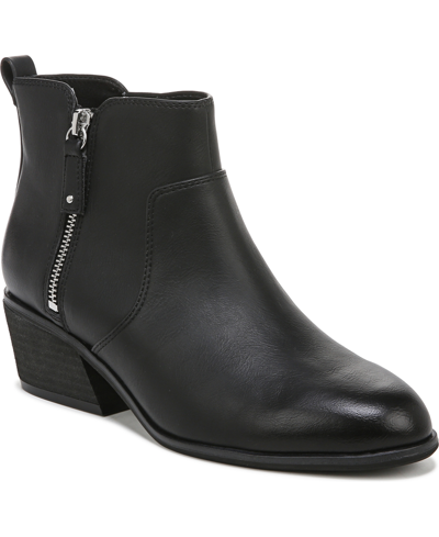 Dr. Scholl's Women's Lawless Booties In Black Faux Leather