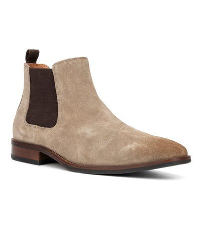 Vintage Foundry Co Men's Evans Suede Chelsea Boots In Taupe