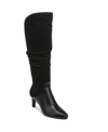 Lifestride Glory Knee High Boot In Black Fabric/faux Leather