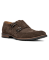 Vintage Foundry Co Men's Leather & Suede Double Monk Strap Shoes In Brown