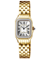 Gevril Women's Milan Swiss Quartz Gold-tone Stainless Steel Bracelet Watch 27.5mm In Gold-tone
