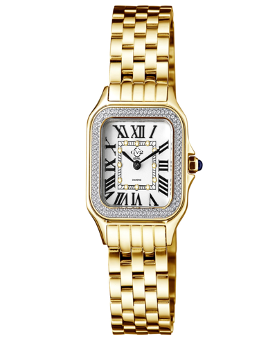 Gevril Women's Milan Swiss Quartz Gold-tone Stainless Steel Bracelet Watch 27.5mm