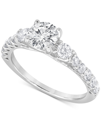 Macy's Diamond Engagement Ring (1-3/4 Ct. T.w.) In 14k White Gold