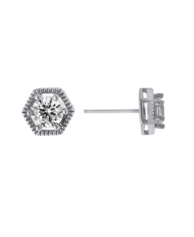 Giani Bernini Cubic Zirconia Post Stud Earrings In Sterling Silver