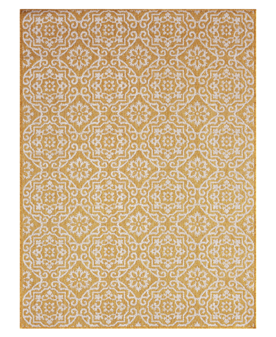 Nicole Miller Patio Country Danica 6'6" X 9'2" Area Rug In Yellow