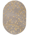 Surya Athena Ath-5060 Taupe 8' X 10' Oval Area Rug In Taupe