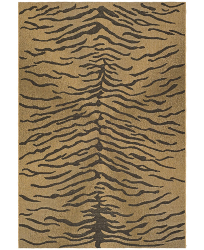 Safavieh Courtyard Cy6953 Gold And Natural 8' X 11' Outdoor Area Rug