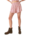 Lucky Brand Women's Matchback Printed Shorts In Pink Multi