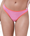 Skarlett Blue Women's Spellbound Thong Underwear 371212 In Pinup Pink/summer Coral