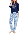 FAMILY PAJAMAS MATCHING WOMEN'S MACY'S THANKSGIVING DAY PARADE MIX IT PAJAMA SET, CREATED FOR MACY'S