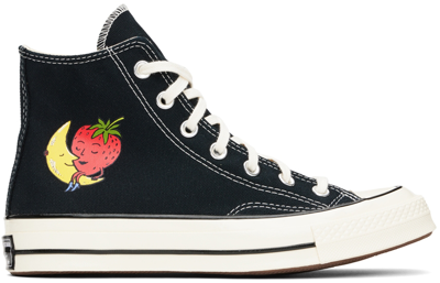 Sky High Farm Workwear X Converse Gender Inclusive Chuck Taylor® All Star® Strawberry & Moon High Top Sneaker In Black