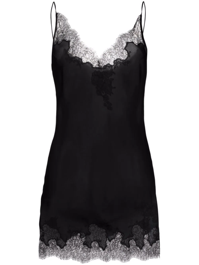 Carine Gilson Floral-detail Top In Black