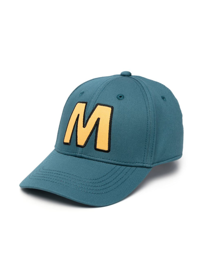 Marni Kids' Logo Embroidered Cap In Blue