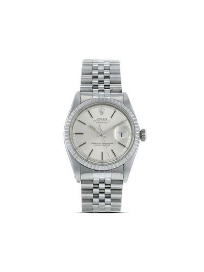 Pre-owned Rolex 1977  Datejust 36mm In Silver