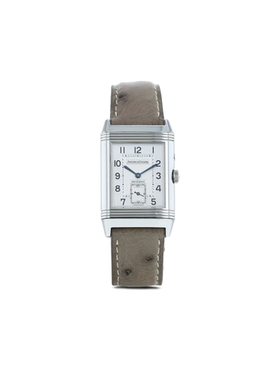 Pre-owned Jaeger-lecoultre 2000  Reverso-duoface 26mm In Silver
