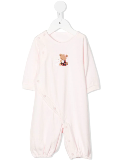 Familiar Babies' Teddy Bear-print Pyjamas In Pink