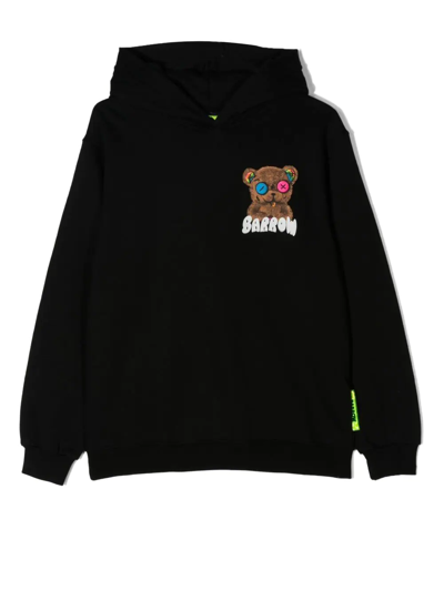 Barrow Black Sweatshirt For Kids With Bear
