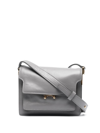 MARNI TRUNK LEATHER SATCHEL BAG