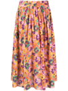 Zimmermann Floral-print Skirt In Multicolor