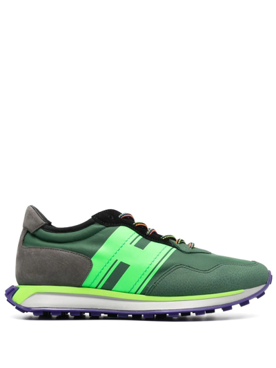 Hogan Sneakers  H601 Greygreen In Grey,green
