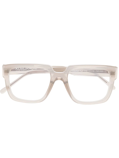 Kuboraum K3 Rectangle Frame Glasses In Grey