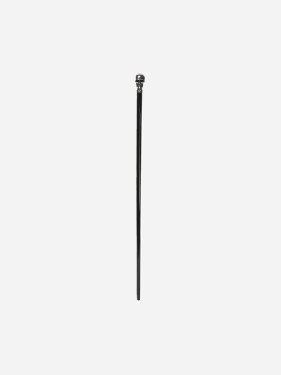 希少 Alexander McQueen - スカルハンドルステッキ Alexander Mcqueen Black Wood & Brass Skull Walking Stick | ModeSens