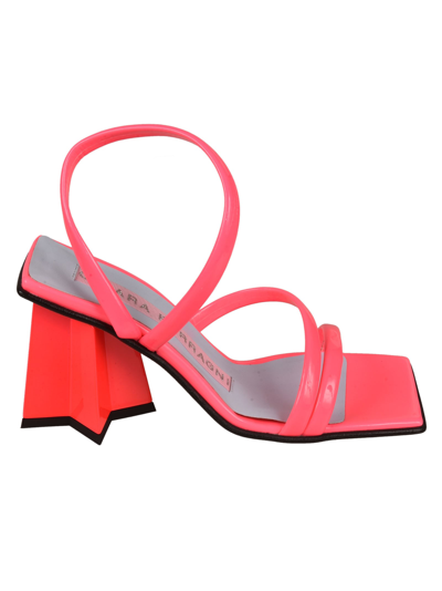 Chiara Ferragni Star Heel Sandals In Pink