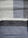 Brunello Cucinelli Men's Wool/cashmere Check Scarf In Blue