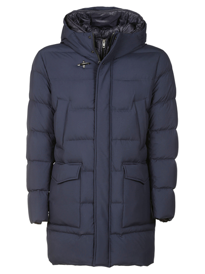 Fay Mens Blue Other Materials Down Jacket | ModeSens