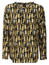 Aspesi All-over Printed Blouse In Fantasia