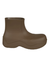 Bottega Veneta Bv Puddle Rubber Low Boots In Jute