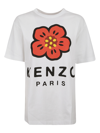 Kenzo Logo-print Short-sleeved T-shirt In White