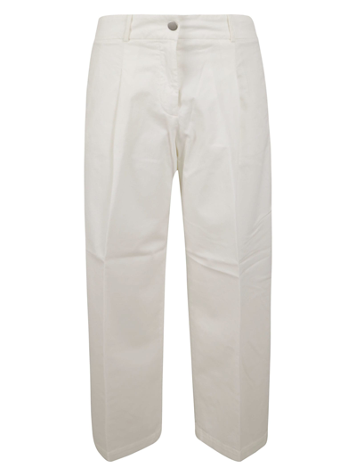 Fabiana Filippi Straight Leg Plain Trousers In Rafia