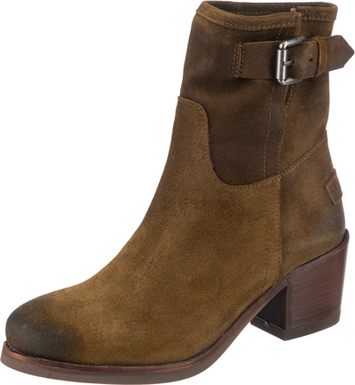 Pre-owned Shabbies Amsterdam Neu  Shs0744 Ankle Boot Waxed Suede Klassische Stiefeletten