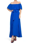 MEGHAN LA MORNING GLORY OFF THE SHOULDER MAXI DRESS