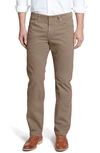 Ag Graduate Sud Slim Straight Leg Pants In Forest Brown