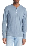 Rag & Bone Blue Classic Flame Henley